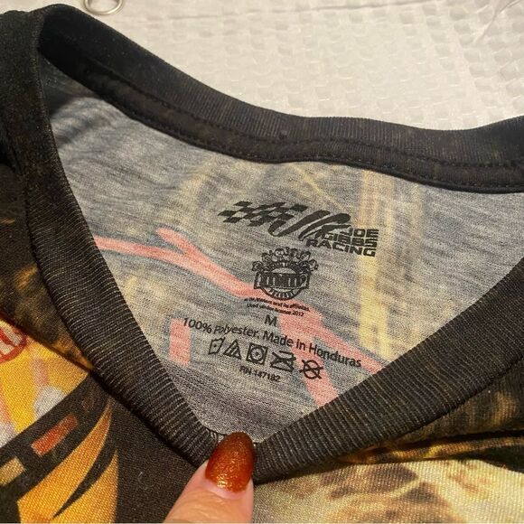 Kyle Busch Nascar M&M All Over Graphic T Shirt Unisex - Picture 3 of 4